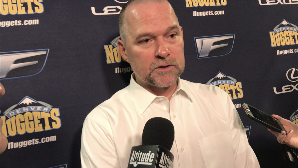 WATCH: Michael Malone says Nuggets’ “defensive breakdowns” helped Kyle Kuzma get off