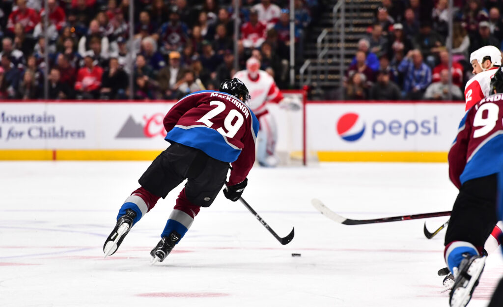 Nathan MacKinnon makes Red Wings look silly in blowout Avs win