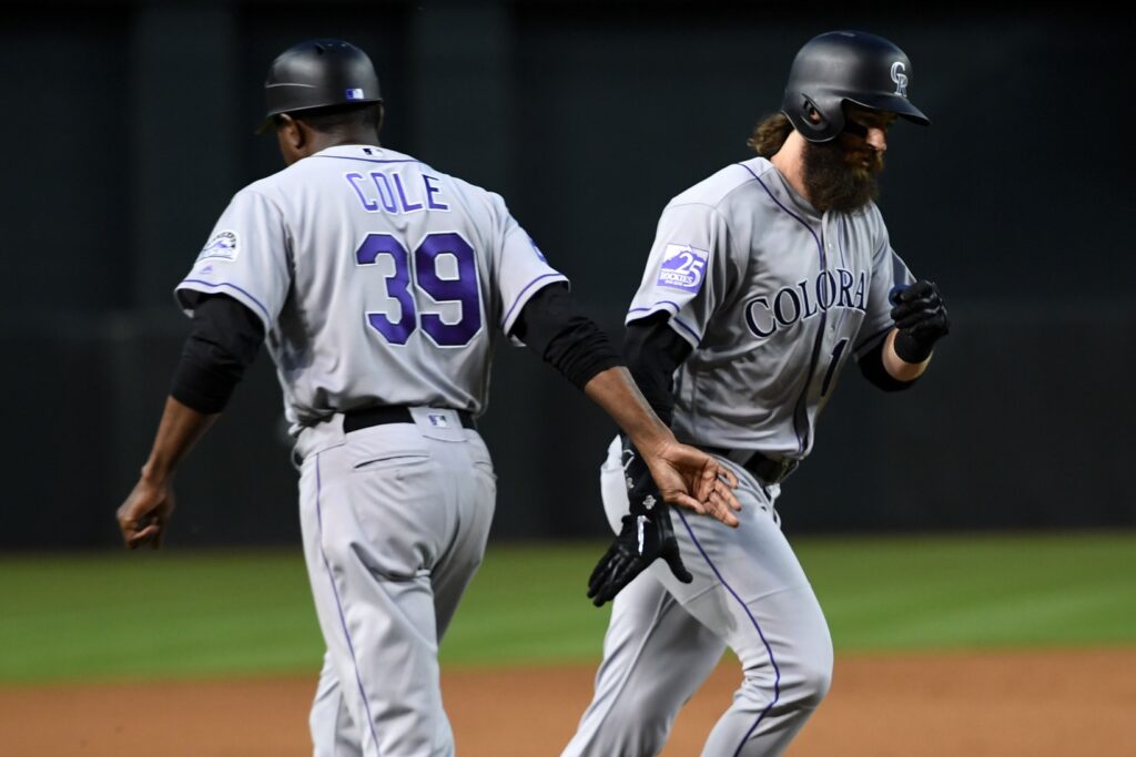 Rockies earn first victory of 2018 behind Blackmon, new bullpen
