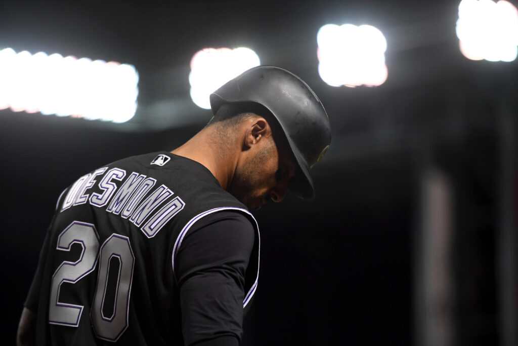 Ian Desmond looking like a rebuilt $70 million man
