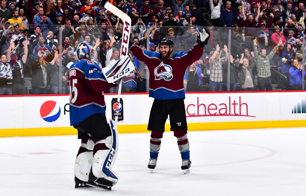 Avs-Blues Grades: X marks the spot
