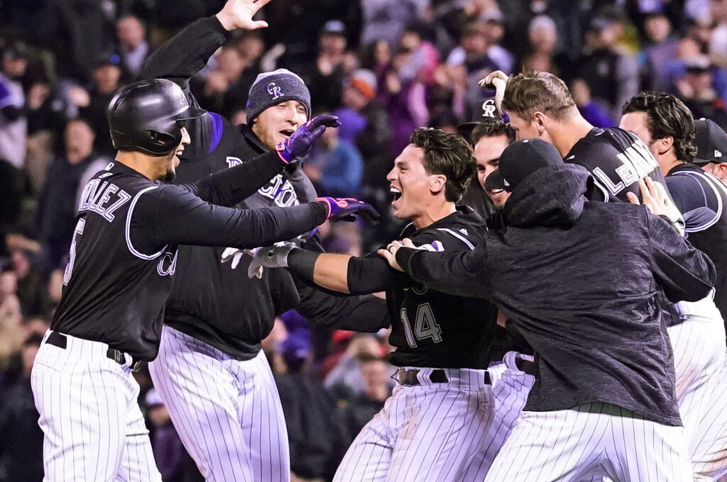 Inside the Rockies Clubhouse: Wolters on his big day culminating in a walk-off