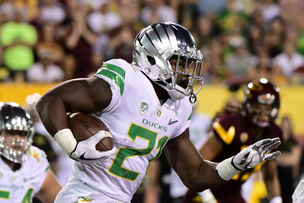 New Broncos running back Royce Freeman may look familiar