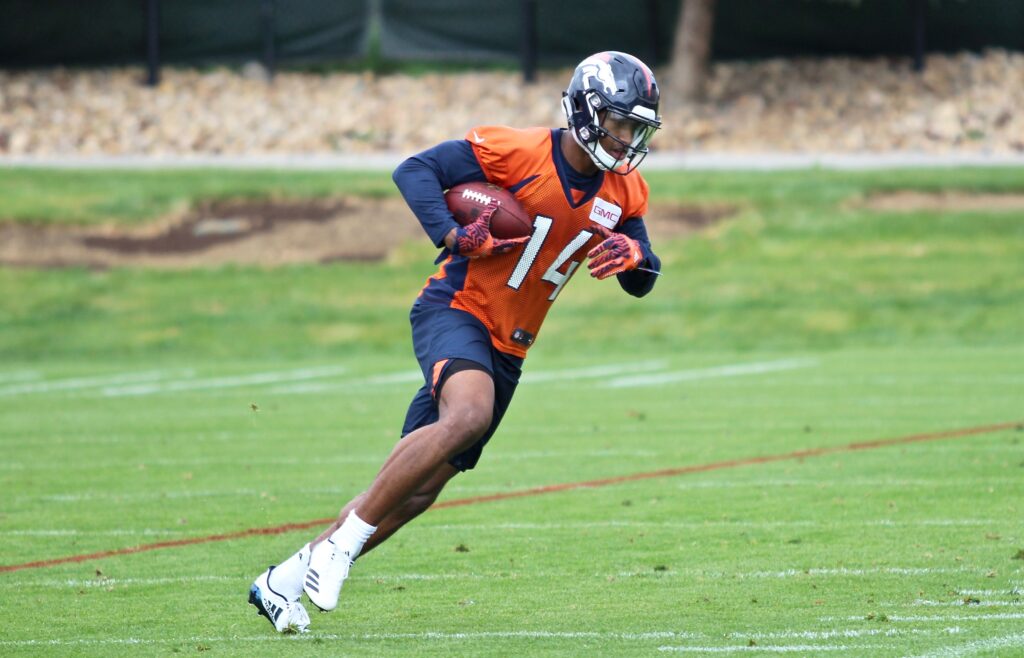 Rookie Courtland Sutton explains exactly what the Broncos have been looking for this offseason