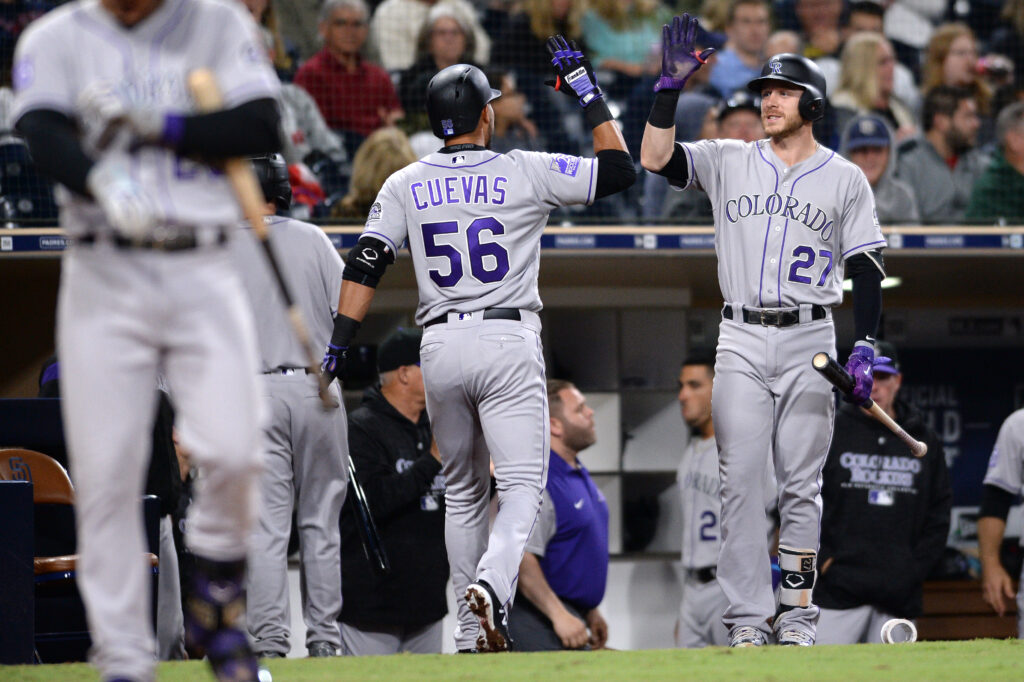 Rockies homer thrice in road win over Padres