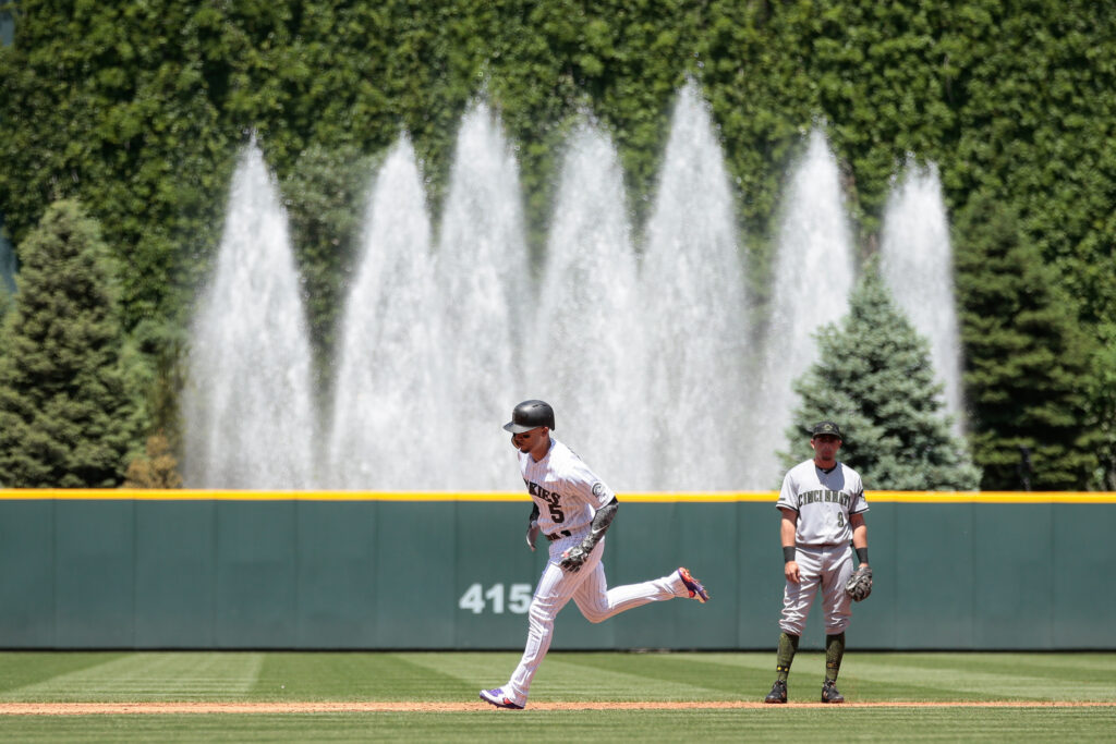 Rockies offense explodes to route Reds for series win