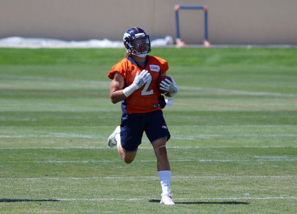 Broncos’ young running backs already impressing in a crucial aspect of the game