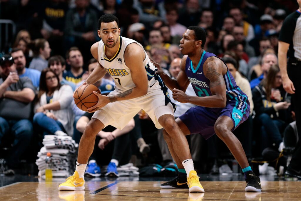 The Nuggets’ power forward rotation isn’t quite as cluttered, but there’s still congestion