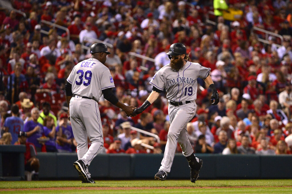 Gray dominates, Rockies outfield comes through in win over Cardinals