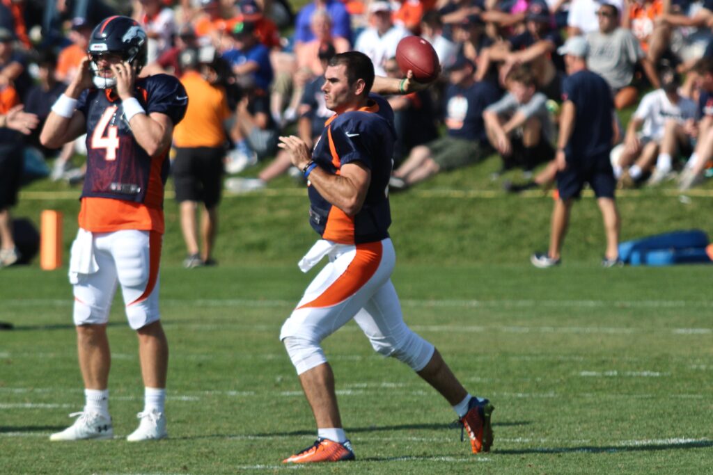 What more can Chad Kelly do to earn the backup job? Vance Joseph weighs in