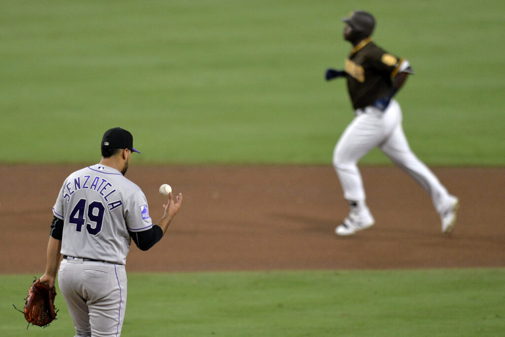 Rockies offense stays stuck in the mud, Padres pull away late