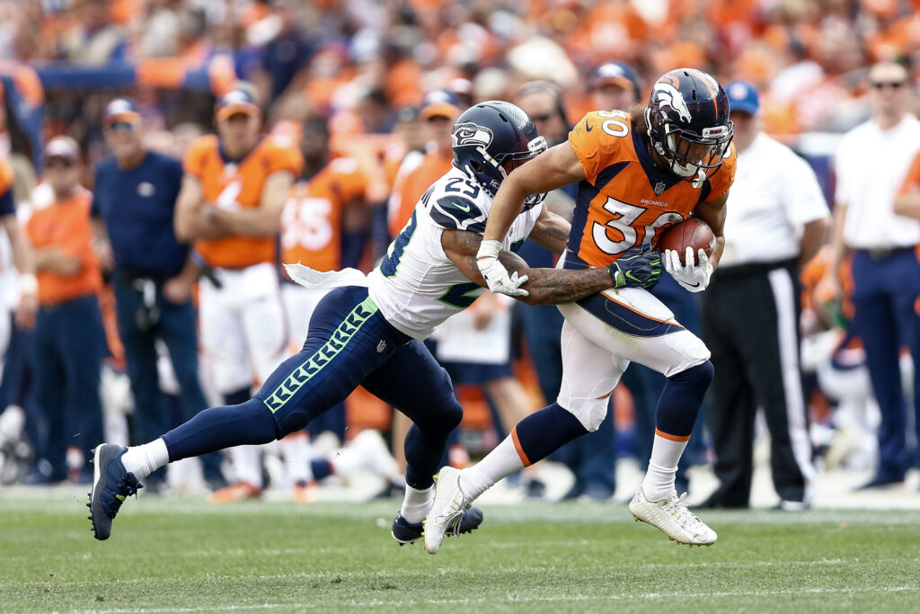 The Broncos’ running game on Sunday was even better than it looked on paper