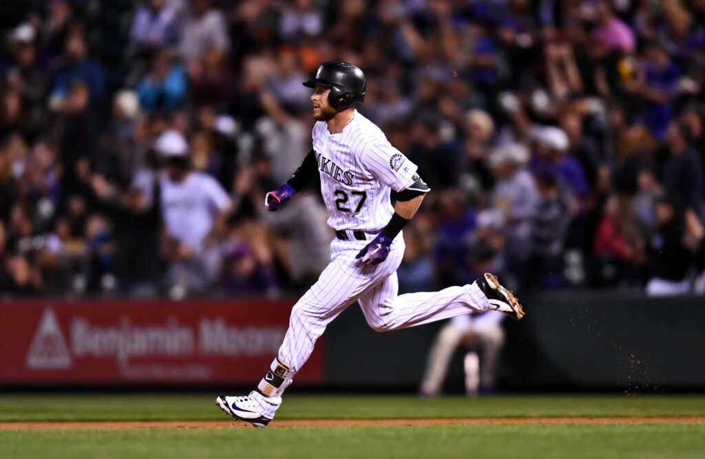 Rockies move back into the playoff picture with blowout of Phillies