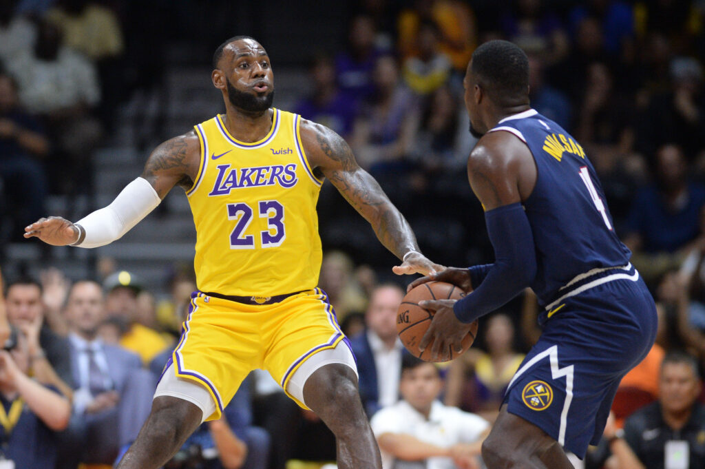 Nuggets’ bench spoils LeBron’s Laker debut in preseason opener