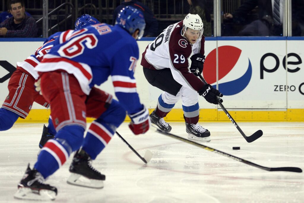 Inside the Avs’ locker room: Scenes from a shootout loss in New York