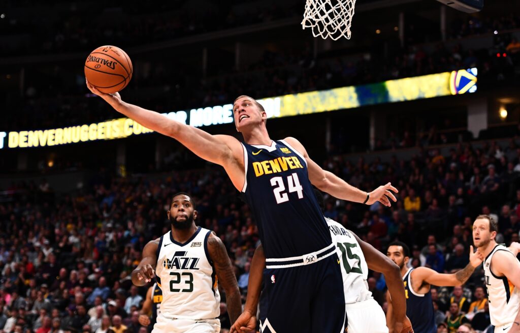 Nuggets blast Jazz in fourth quarter to score come-from-behind win
