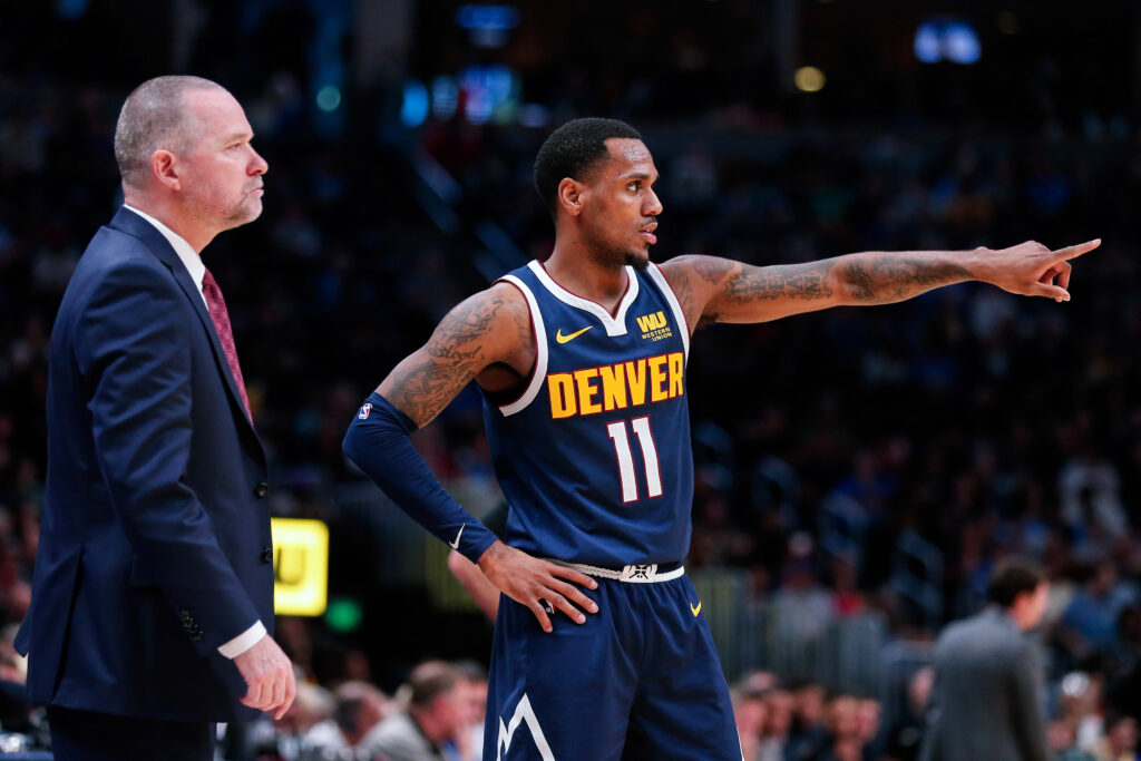 Nuggets change up starting lineup, rout Hawks to end four-game slide