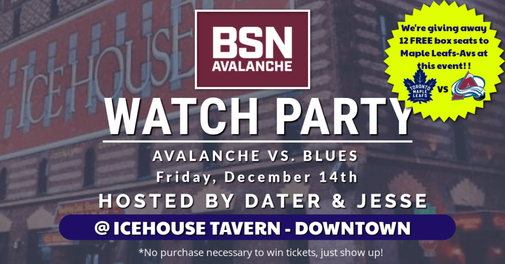 BSN Avalanche Watch Party and Live Fancast
