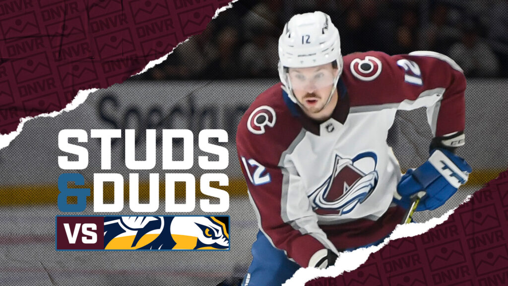 Avs-Predators Game 17 Studs & Duds