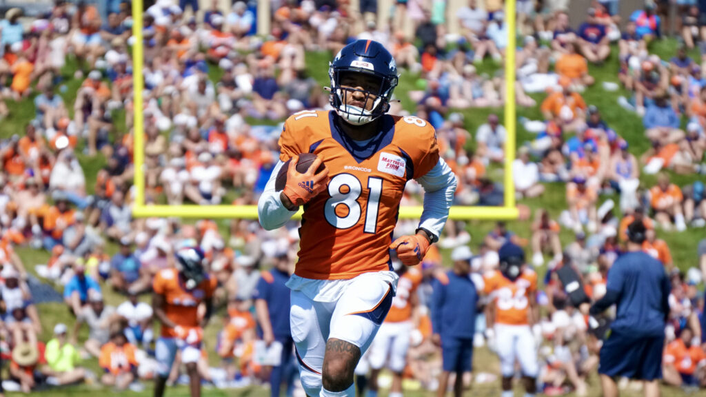 What we learned at Broncos camp today: A talented young receiver steps up after Tim Patrick gets carted off at practice