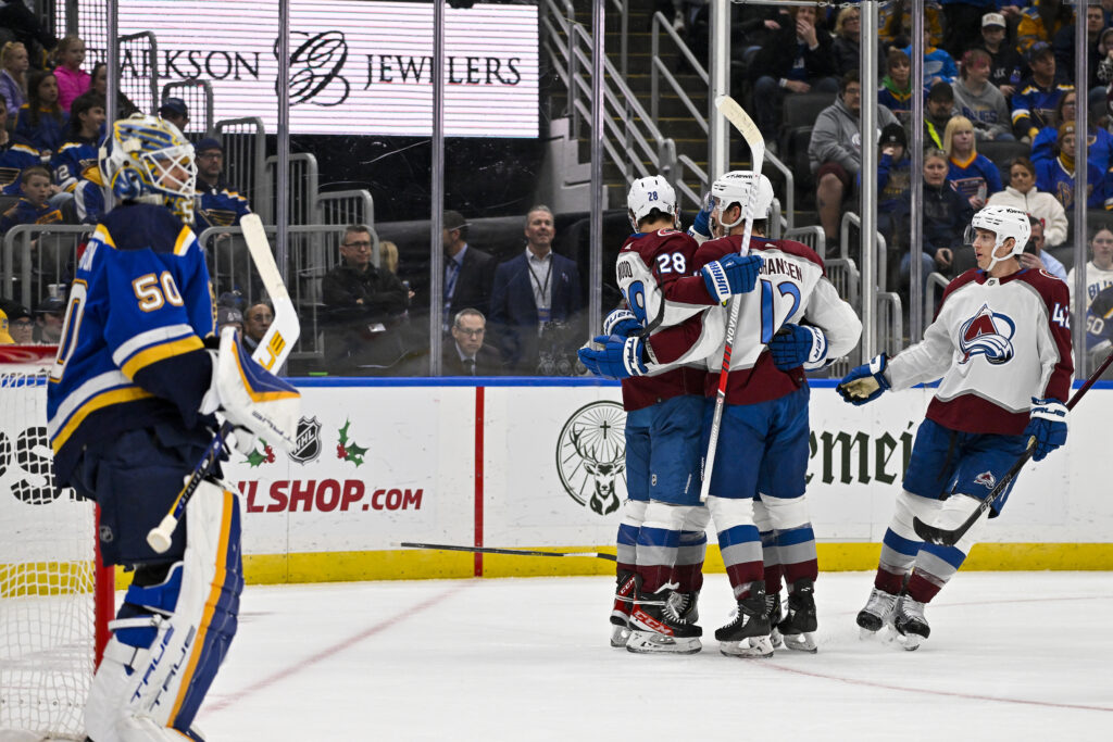 Devon Toews snaps road losing streak and Georgiev bounces back against Blues