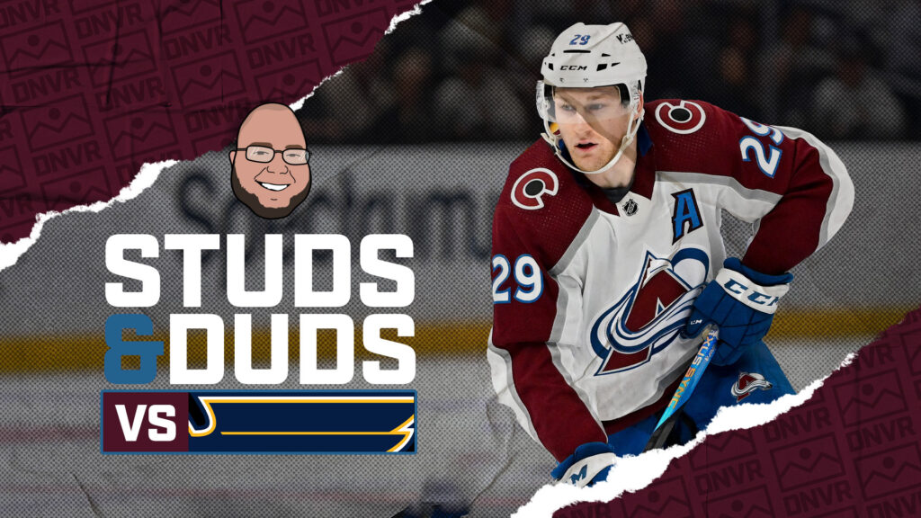 Avs-Blues Game 36 Studs & Duds