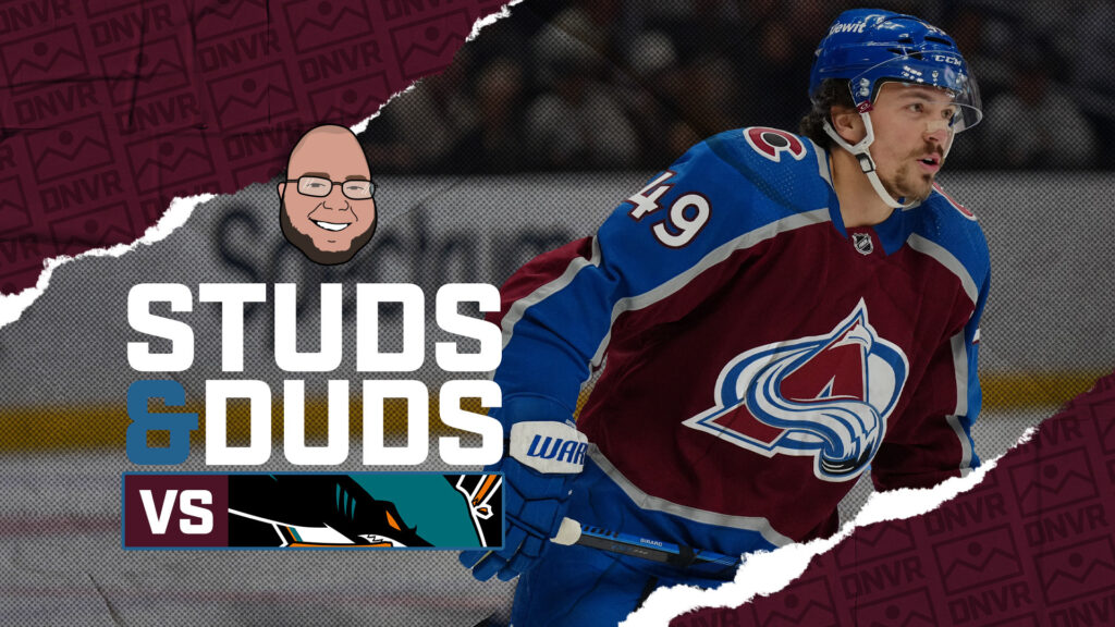 Avs-Sharks Game 37 Studs & Duds