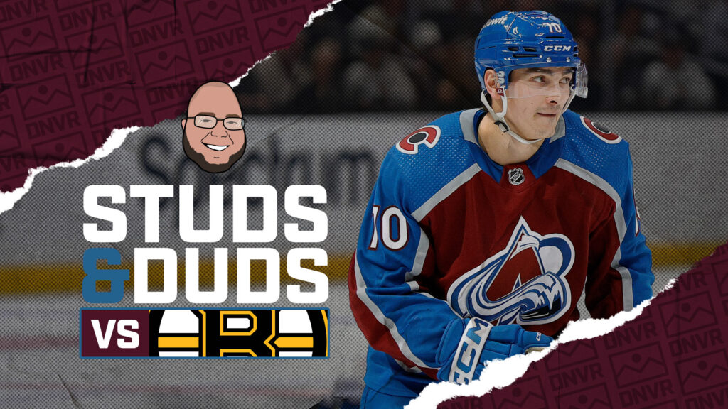 Avs-Bruins Game 41 Studs & Duds