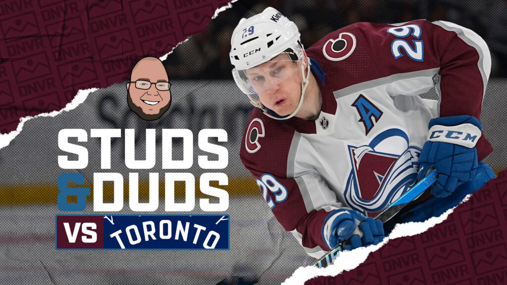 Avs-Maple Leafs Game 43 Studs & Duds