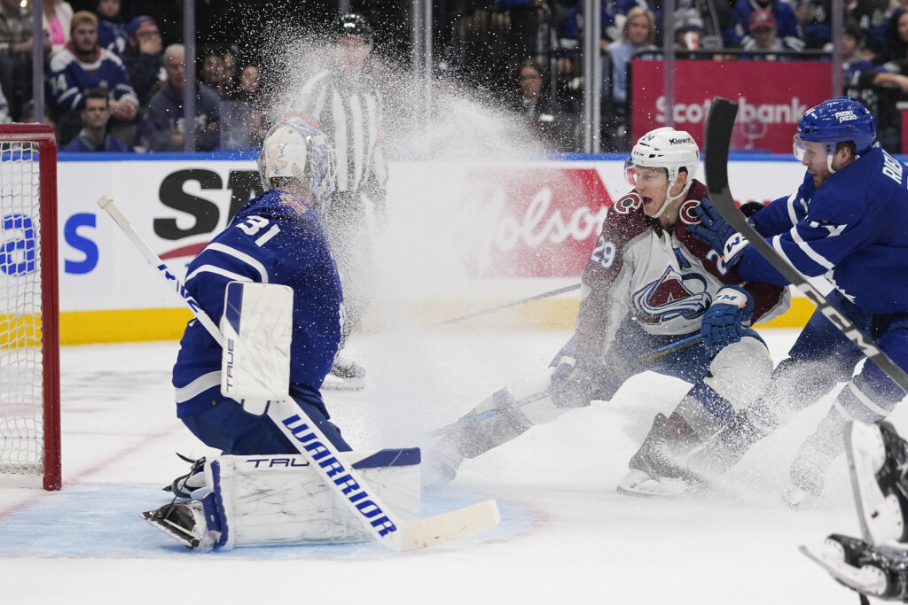Nathan MacKinnon helps Avs overcome three goal deficit in 14th comeback win of the year