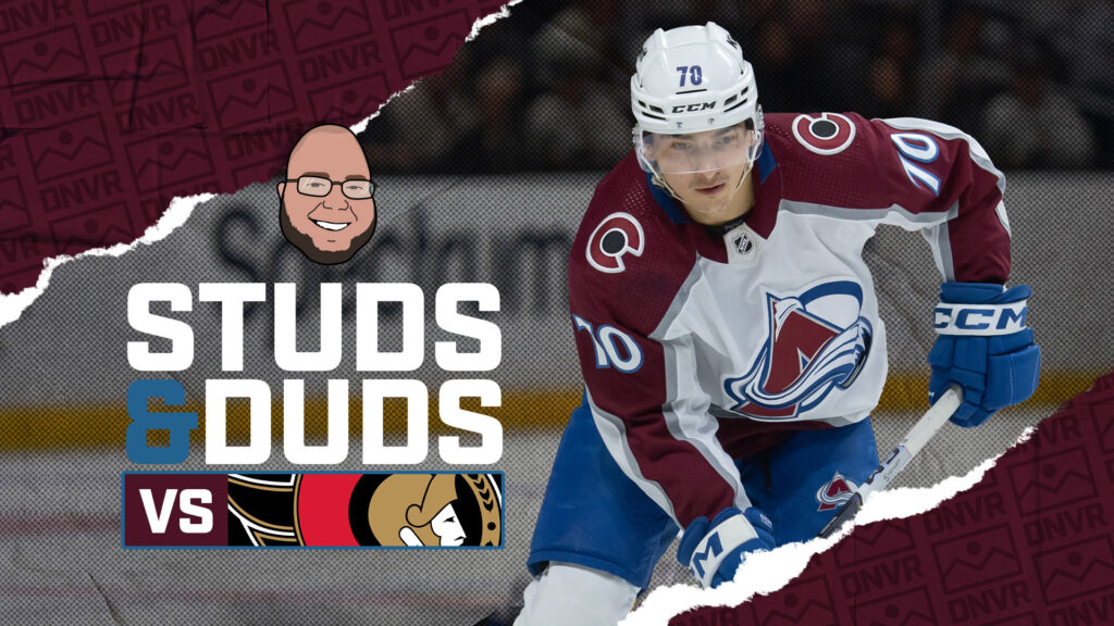 Avs-Senators Game 45 Studs & Duds