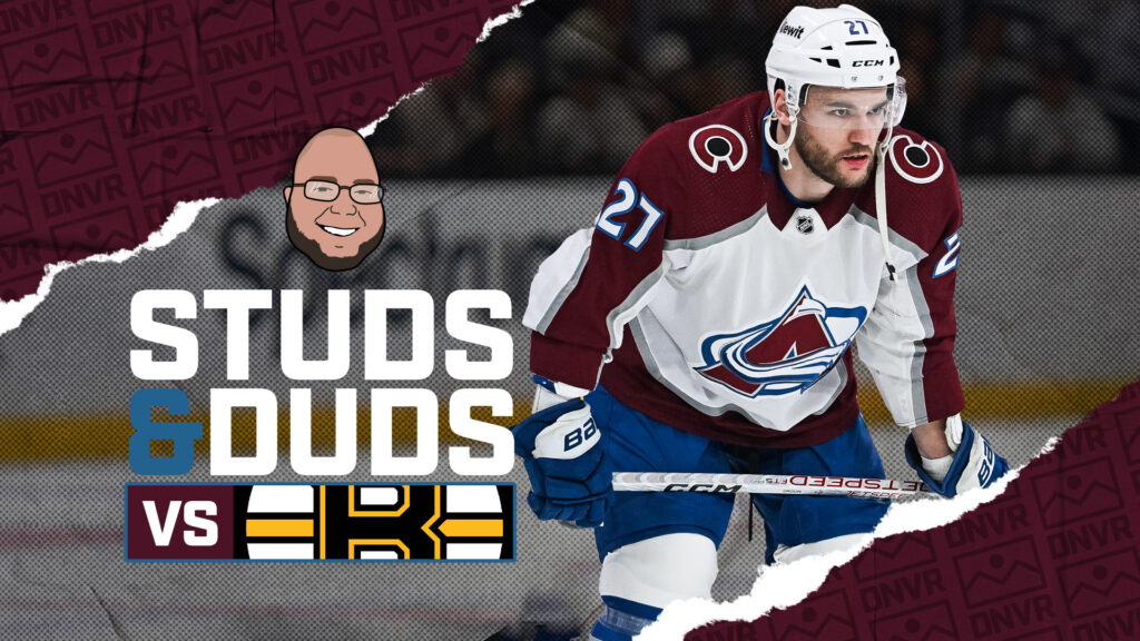 Avs-Bruins Game 46 Studs & Duds