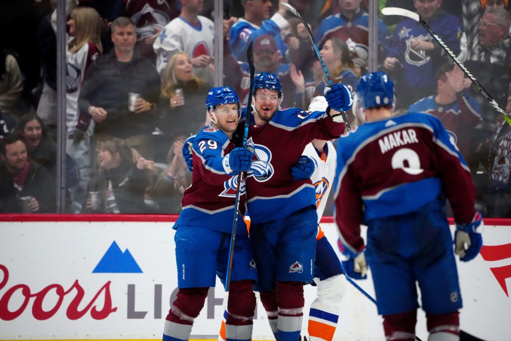 “Our big guys were all good.” Val Nichushkin and Nathan MacKinnon lead the Avs to OT victory