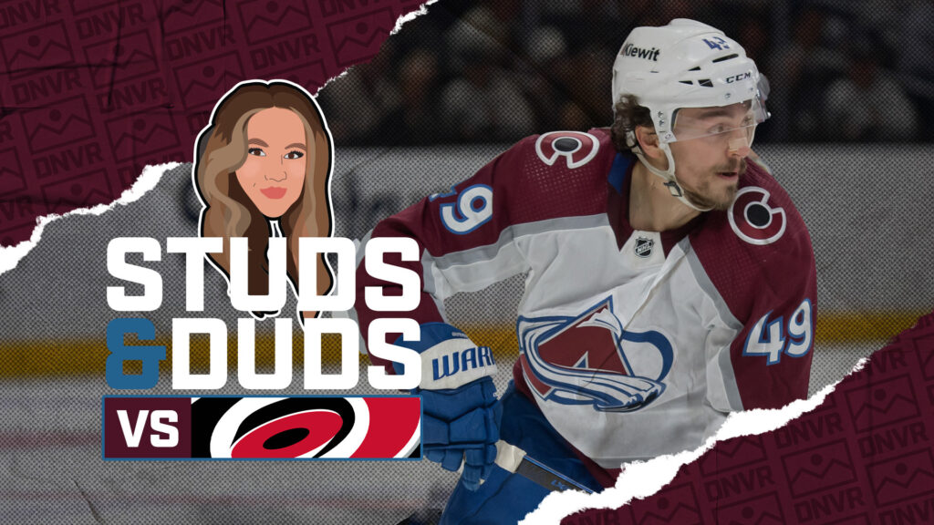 Avs-Hurricanes Game 52 Studs & Duds