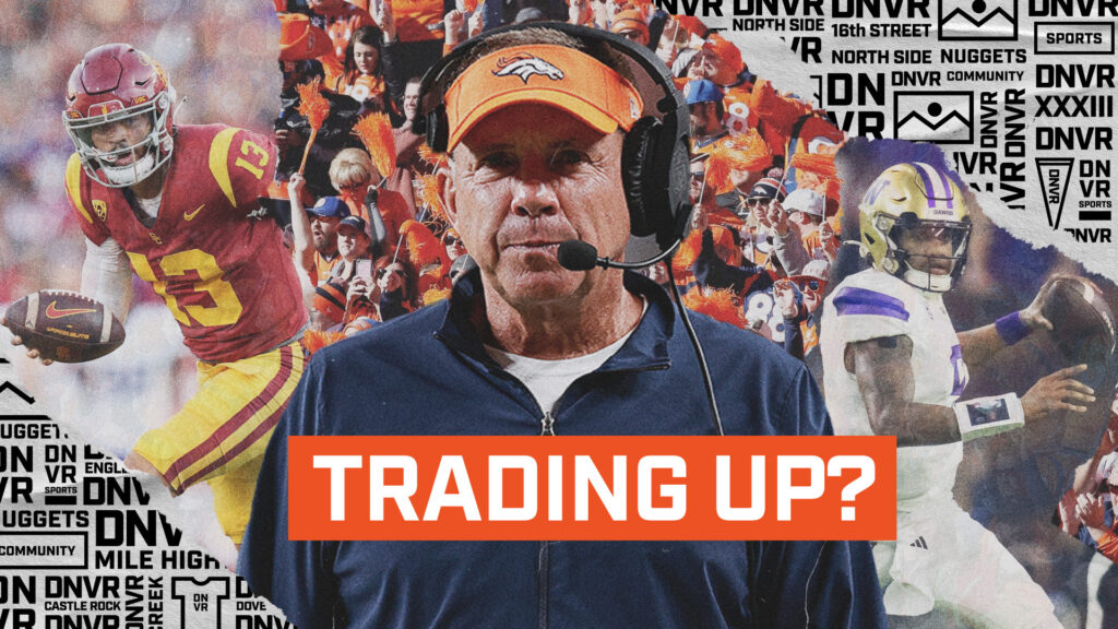 Which NFL teams could Sean Payton and the Denver Broncos trade up with in the draft to get a quarterback?