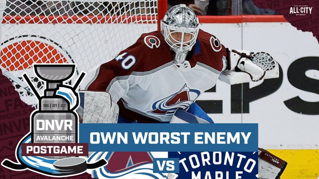 Georgiev and the Colorado Avalanche get in their own way in loss to Toronto Maple Leafs