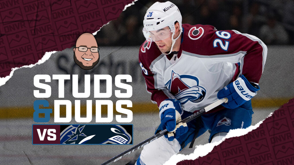 Avs-Canucks Game 67 Studs & Duds