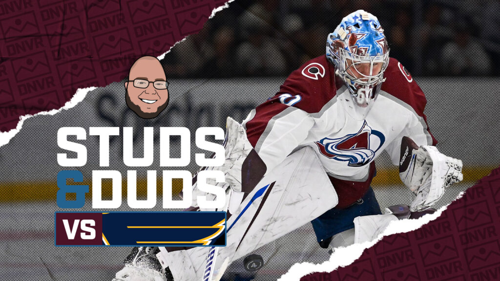 Avs-Blues Game 69 Studs & Duds