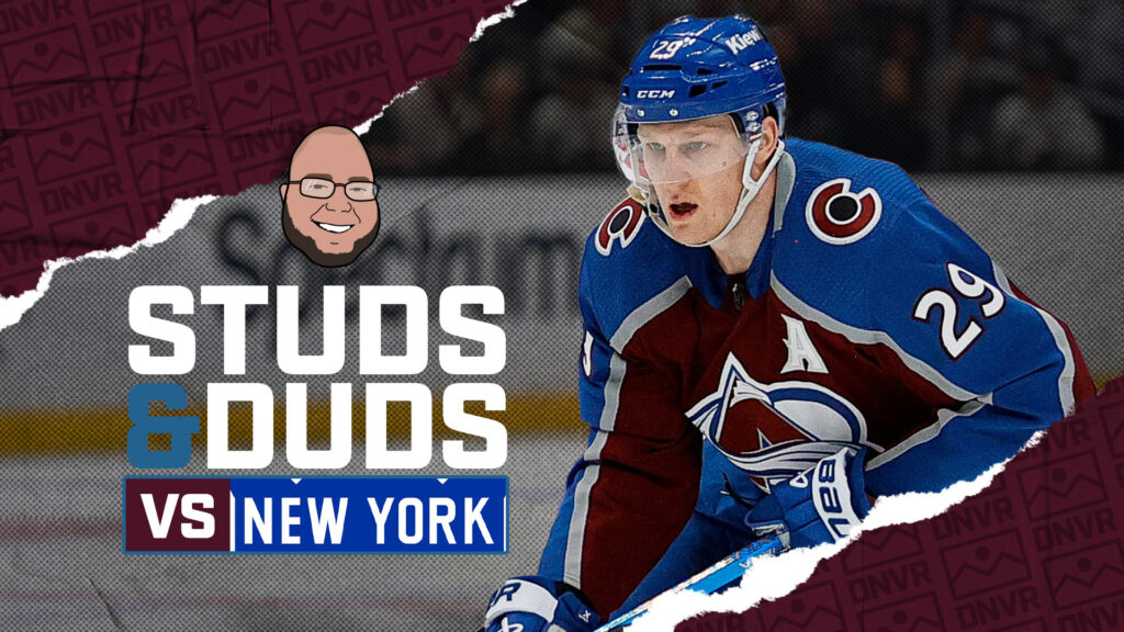 Avs-Rangers Game 73 Studs & Duds