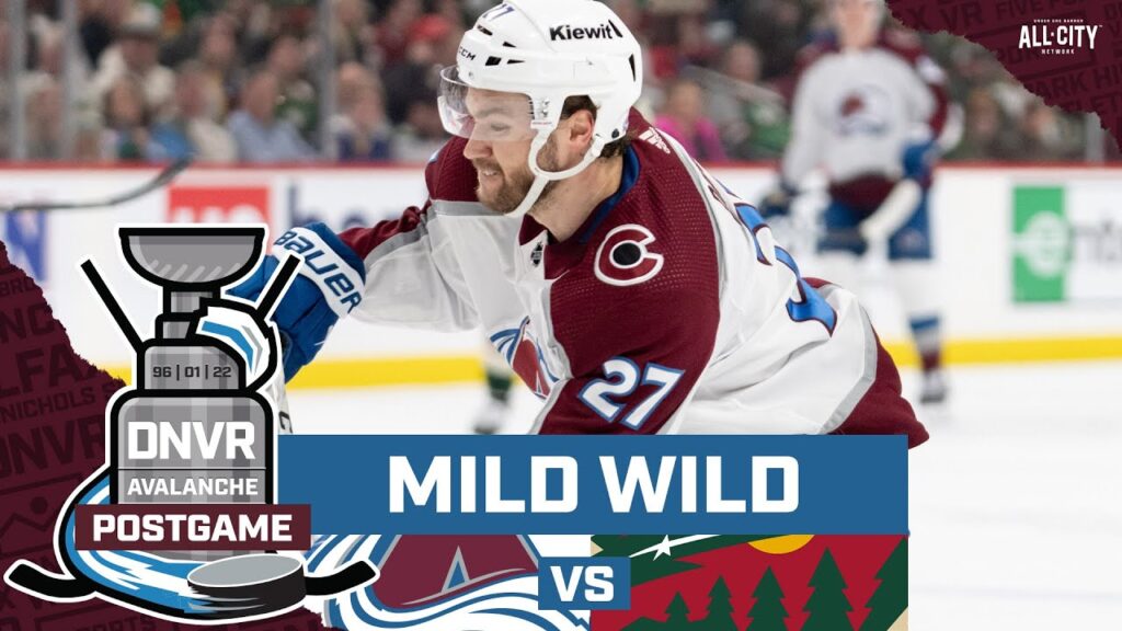 Jonathan Drouin pops off as Colorado Avalanche fend off Minnesota Wild | DNVR Avalanche Postgame