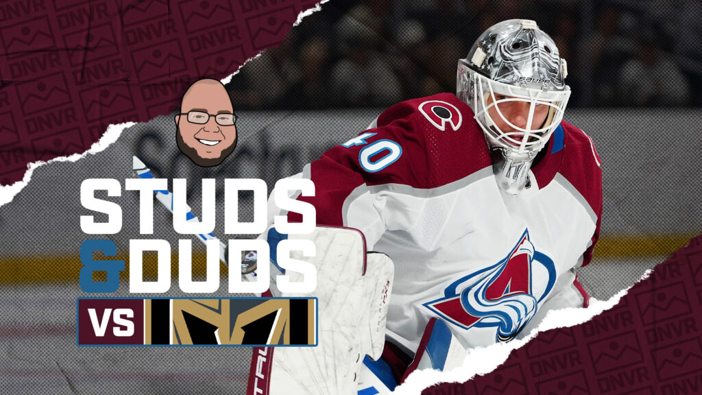 Avs-Golden Knights Game 81 Studs & Duds