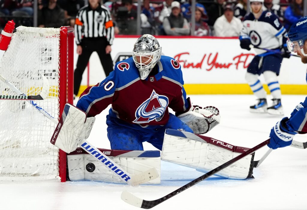 Defying doubts and delivering wins, Georgiev’s resilience launched Avs into Round 2