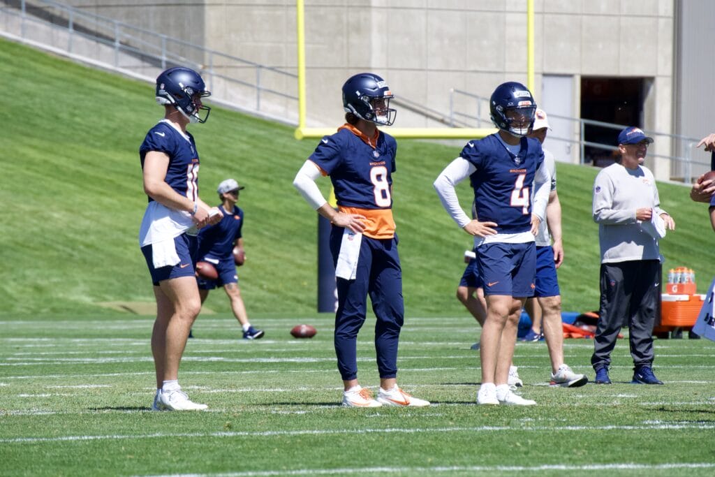 Broncos OTA Takeaways: Jarrett Stidham’s bomb gives him the edge over Bo Nix