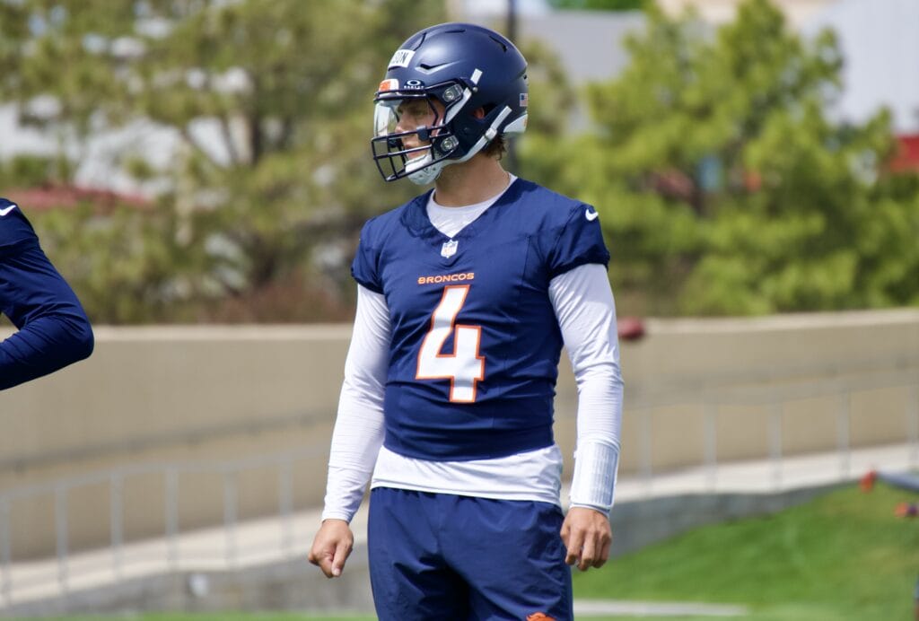 Broncos OTA Takeaways: Zach Wilson struggles while working with starters