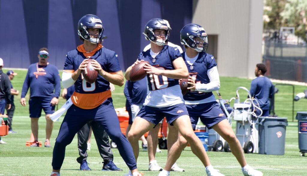 Broncos Minicamp Takeaways: Bo Nix turns the ball over while Jarrett Stidham thrives