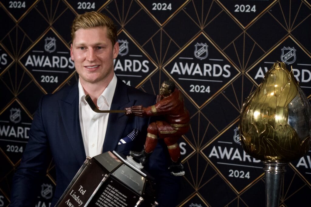 Nathan MacKinnon wins Hart Trophy and Ted Lindsay Award in Record-Breaking Season