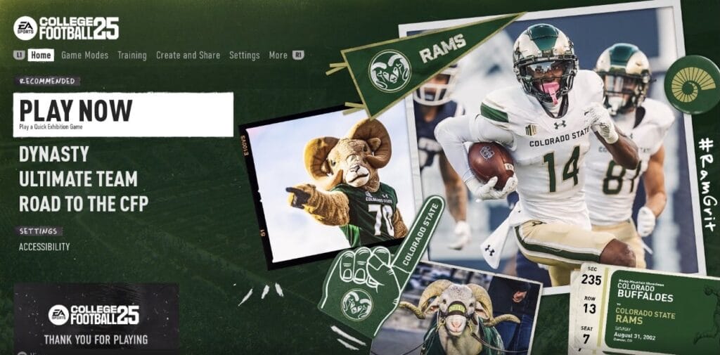 Everything CSU fans want to know about EA Sports College Football 25