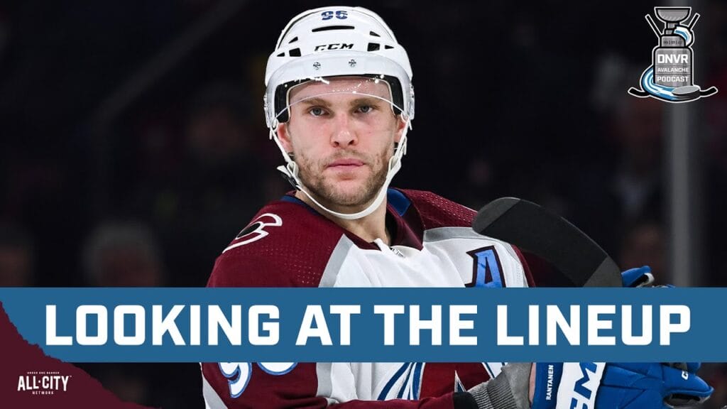Mikko Rantanen playing on the top line of the Colorado Avalanche