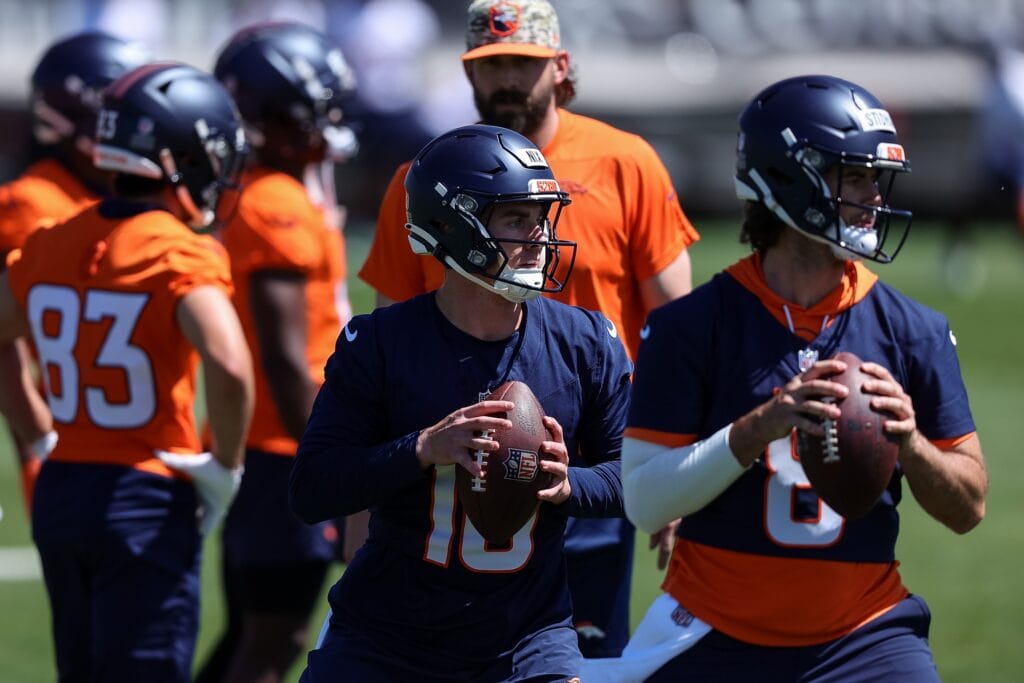 Sean Payton outlines how the QB competition between Bo Nix, Jarrett Stidham and Zach Wilson will unfold in Denver Broncos’ training camp