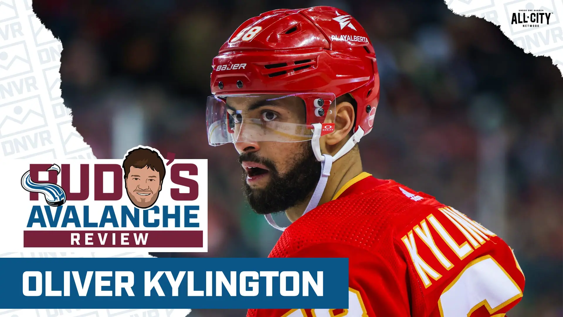 Oliver Kylington formerly of the Calgary Flames now of the Colorado Avalanche